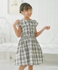 組曲 KIDS 【150-160㎝】プランタンチェック ワンピース