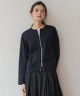 J.PRESS LADIES L INTERLOCK ニット ブルゾン