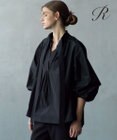 23区 L 【R(アール)】ポリエステルシルクタフタ ボウタイ ブラウス