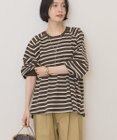 AMERICAN HOLIC フレアラグランボーダーロンＴ