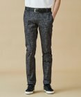 23区GOLF 【MEN】ＴＥＸＢＲＩＤ チェック柄  べーシックシルエットパンツ