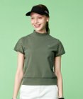 23区GOLF 人気デザインがアップデート！【WOMEN】ライトダンボール 半袖モックネックシャツ
