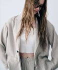 uncrave リネンライクツイル ジャケット