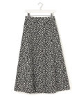 J.PRESS YORK STREET 【WOMEN】フラワープリント フレアスカート