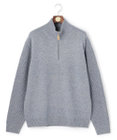 J.PRESS MEN 【KING SIZE】【Cash Lamb's Wool】ハーフジップ ニット_25年モデル