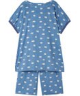 tsumori chisato SLEEP ツモリチサト パジャマ 綿100%(本体) 楊柳素材 4分袖 6分丈 レディース UDT119 /ワコール