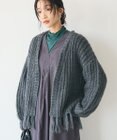 CRAFT STANDARD BOUTIQUE 洗える/フリンジニットカーディガン