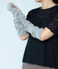 AND WOOL 〈上質な素材と手仕事から生まれた優しいニット〉コットンシルクカシミヤのアームカバー