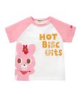 MIKI HOUSE HOT BISCUITS 【80-120cm】 キャラクター ラグラン半袖Tシャツ
