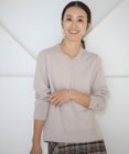 J.PRESS LADIES CLEAR LIGHT WOOL Vネック ニット