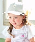 ANY KIDS 【日よけ付き】リボンキャップ