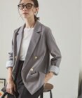WEGO 【ANGIE VINTAGE/S/Mサイズ展開 / オケージョン対応 / セレモニー対応】ゴールドボタン テーラードジャケット / 金ボタン ダブル ブレザー
