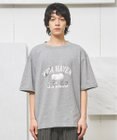 J.PRESS YORK STREET 【UNISEX】フォトプリント Tシャツ ”College Logo”