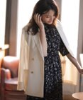 ANY SIS S シアーメッシュ ダブルジャケット