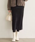 23区 S 【SLOW/一部店舗限定】ベロア風ニット スカート
