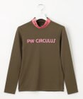 PW CIRCULUS 【WOMEN】【ストレッチ/UVケア/接触冷感/防透】バックロゴ モックネック シャツ