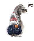 PET PARADISE Lee パンツつなぎ 《鹿子ボーダー》 小型犬