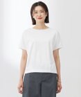 J.PRESS LADIES L 【WEB限定カラーあり・洗える】コットンスムース フレンチスリーブ カットソー