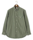 J.PRESS MEN パッチフラップ マルチストライプシャツ/B.D.