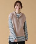 ANY L ハーフジップニットベスト