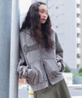 WEGO 【ユニセックス着用ITEM/MLサイズ展開】ショートグラフィックZIPパーカー