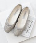 Bridget Birkin ＜3E＞【Bridget Birkin Walk】ラメパナマ調バレエパンプス
