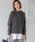 23区 S 【洗える】ウールカシミヤラメ ドルマンスリーブ ニット