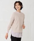 J.PRESS LADIES L 【洗える】 ギザマーセライズコットン ニット
