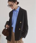 WEGO 【ANGIE VINTAGE/S/Mサイズ展開 / オケージョン対応 / セレモニー対応】ゴールドボタン テーラードジャケット / 金ボタン ダブル ブレザー
