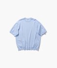 ATON COTTON WASHI KNIT | ハーフスリーブクルーネックセーター - UNISEX