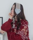 WEGO ハートニットイヤーマフ