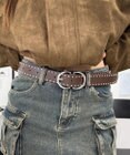 WEGO Lダブルリングスタッズベルト