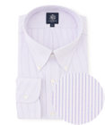 J.PRESS MEN 【KING SIZE】【PREMIUM PLEATS / 形態安定】マイクロストライプ ドレスシャツ / B.D.