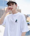 WEGO ヒゲサガラ刺繍Tシャツ