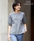 J.PRESS LADIES 【WEB限定カラーあり・抗菌消臭・吸水速乾】サッカージャージー ボリュームスリーブ カットソー