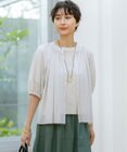 23区 S 【洗える】クリアトリコットジャージー ティアードデザイン カットソー
