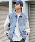 WEGO 【ユニセックス着用ITEM/MLサイズ展開】デニムスタジャン