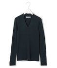 ICB 【新色追加・洗える】エクストラファインメリノ Vネックプルオーバー