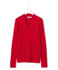 ICB 【新色追加・洗える】エクストラファインメリノ Vネックプルオーバー