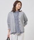 J.PRESS LADIES S Vis/Pe スパーク ニット カーディガン