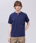 J.PRESS MEN コットンカノコ キーネックポケット Tシャツ