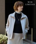 J.PRESS LADIES 【WEB限定】ダンボールジャージー ハイネック ブルゾン