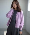 組曲 【人気商品再入荷！】スパンコールヤーン ニットカーディガン