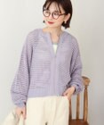 AMERICAN HOLIC ジップアップメッシュニットカーディガン【WEB限定カラー有り】