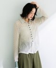 Green Parks 衿付きレースカットプルオーバー