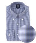 J.PRESS MEN 【PREMIUM PLEATS / 形態安定】ギンガムチェック ドレスシャツ / B.D.
