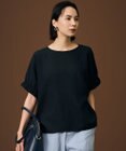 自由区 L 【人気素材・新色追加】ラスティックメッシュドルマンスリーブ Tブラウス