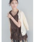 Te chichi スカラップレースヘムタンクトップ