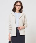 J.PRESS LADIES L 【冷房対策に】Hood Cardigan ニット パーカー