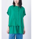 Green Parks インド綿　ＳＥＴ２点レイヤード風ブラウス